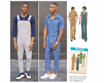 ヴィンテージ 70 年代ジャンプスーツ / 1970 年代ジップフロント