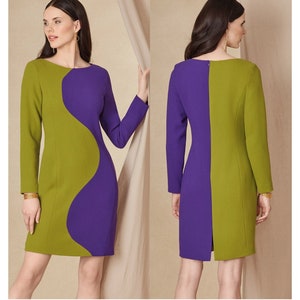 Vogue Sewing Pattern for Women's Dress, Formal Dress, Cocktail Dress, Fitted Dress, Sheath Dress, Vogue 1819, Size 8-16 16-24, Uncut
