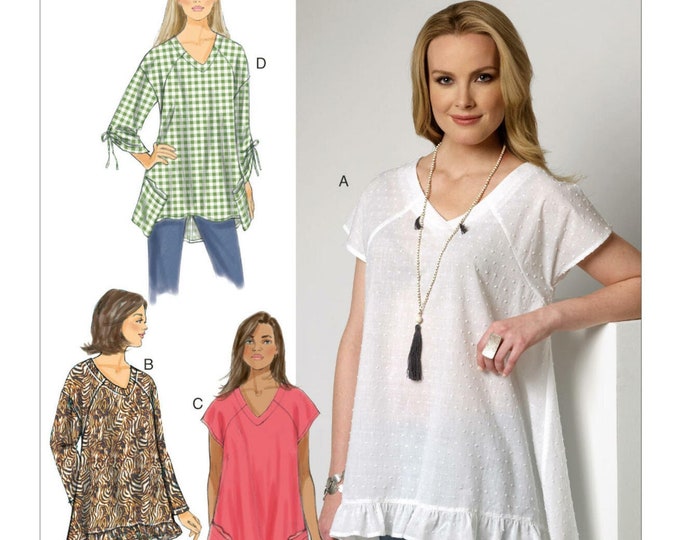 Easy Sewing Pattern for Women's Tops, Loose Fitting Tops, Pullover Tops ...