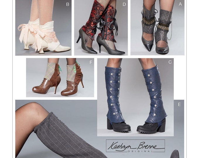 Sewing Pattern for Womens Costume Boot Covers Womens Spats Etsy