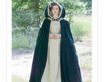 Patron de couture pour cape femme, patron de cape à capuche, cape longue au sol, costume de cosplay, McCalls 7886, taille XS-XL, modèle non coupé et FF