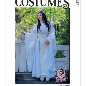 Sewing Pattern for Women's Hanfu Dress, Kimono and Obi, Cosplay Costume, Womens Robe, McCalls 8337, Size 6-14 14-22, Uncut FF