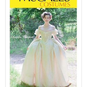 Sewing Pattern for Womens 18th Century Dress Costume, Cosplay, Historical Gown Pattern, McCalls 7885, Size 6-14 and 14-22, Uncut and FF