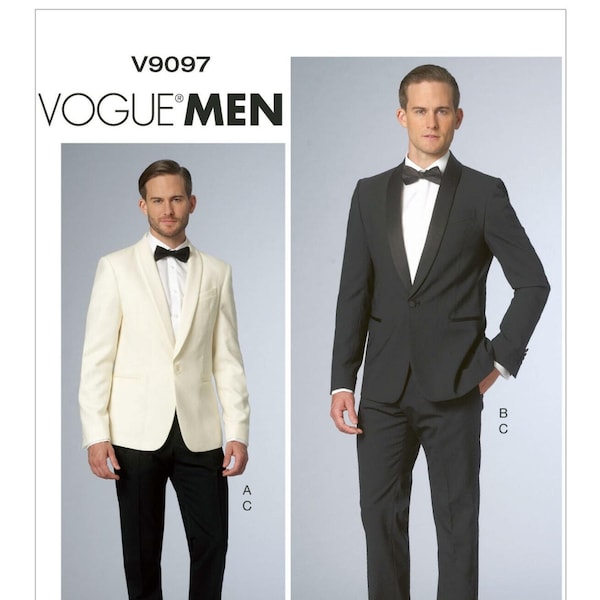 Mens Suit Pattern Etsy