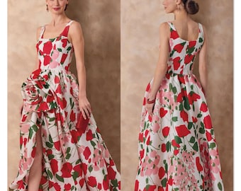 Patron de couture Vogue pour robe femme, robe de soirée, robe de soirée, robe longue, robe de bal, demoiselle d'honneur, Vogue 2155, taille 6-14 14-22, non coupé