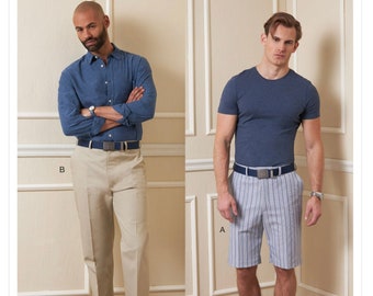 Vogue Sewing Pattern for Men's Pants and Shorts, Work Pants, Tailored Pants, Summer Shorts, Vogue 1896, Size 34-40 40-46, Uncut FF