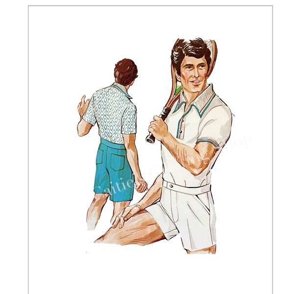 Sewing Pattern for Men's Shorts, Bermuda Shorts, Knit Shorts, Cargo Shorts, Mens Bermudas, Kwik Sew 408 409, Size 28-34 36-42, UNCUT FF