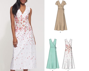 New Look Sewing Pattern 6305 Misses Dresses Size A 10-12-14-16-18-20-22