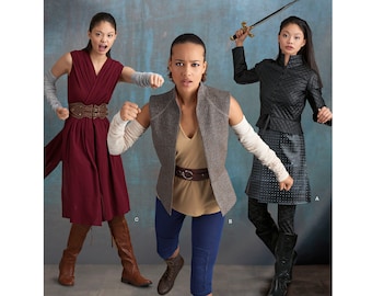 Sewing Pattern for Women's Warrior Costume, Cosplay Costume, Space Mercenary, Halloween, Simplicity 8718, Size 6-14 14-22, Uncut FF