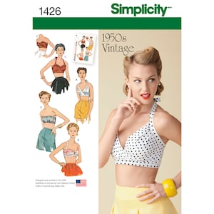レビュー高評価の商品!の商品をすべて Sewing Pattern Women's Halter Top Pattern, Misses Bra Tops トップス