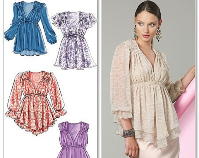 Patterns For Tops Easy Sewing Pattern for Women's Tops, Womens Tunic, Pullover Tops, Tank ...