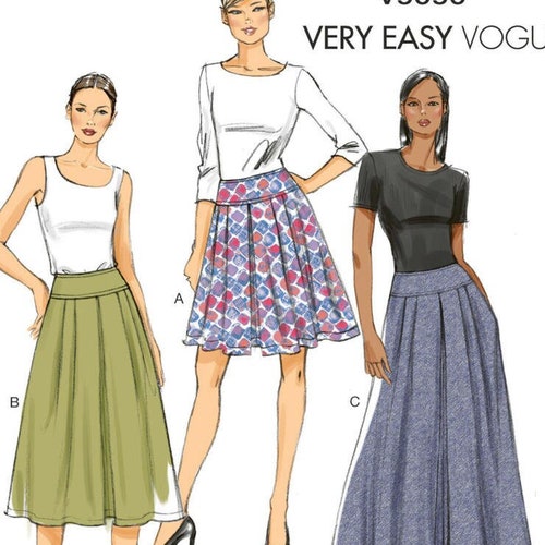 Easy Sewing Pattern for Women's Skirts Princess Seam - Etsy