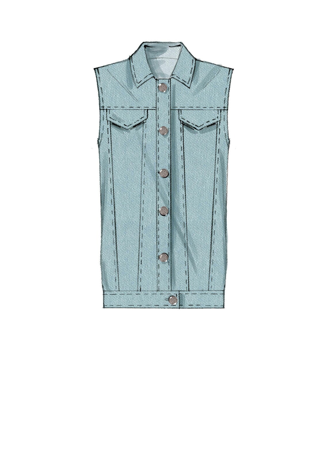 Jenner Jacket Pattern Sewing Pattern for Womens Jacket, Jean Jacket Pattern, Denim Jacket ...