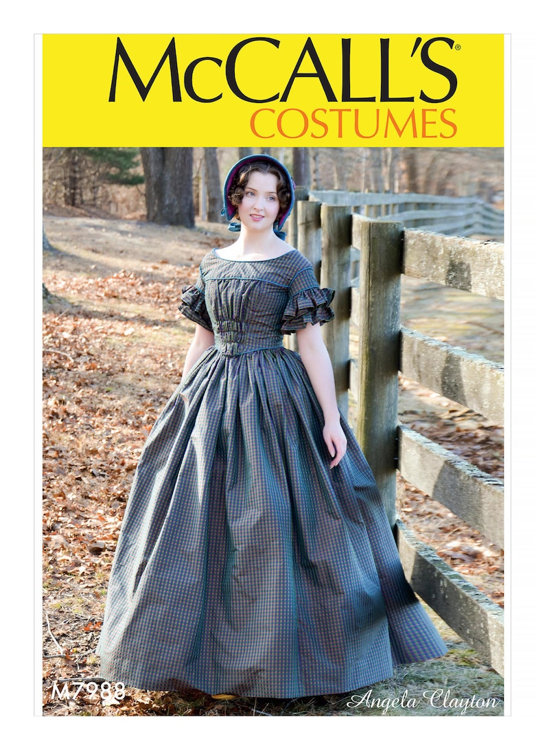 Sewing Pattern for Womens 18th Century Dress Costume Cosplay image 0