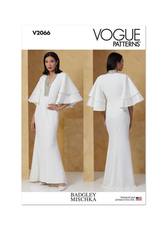 green emerald velvet dress PDF - 1960s Pattern, Vogue Cocktail, Evening Dress - Bust 36” (92cm)
