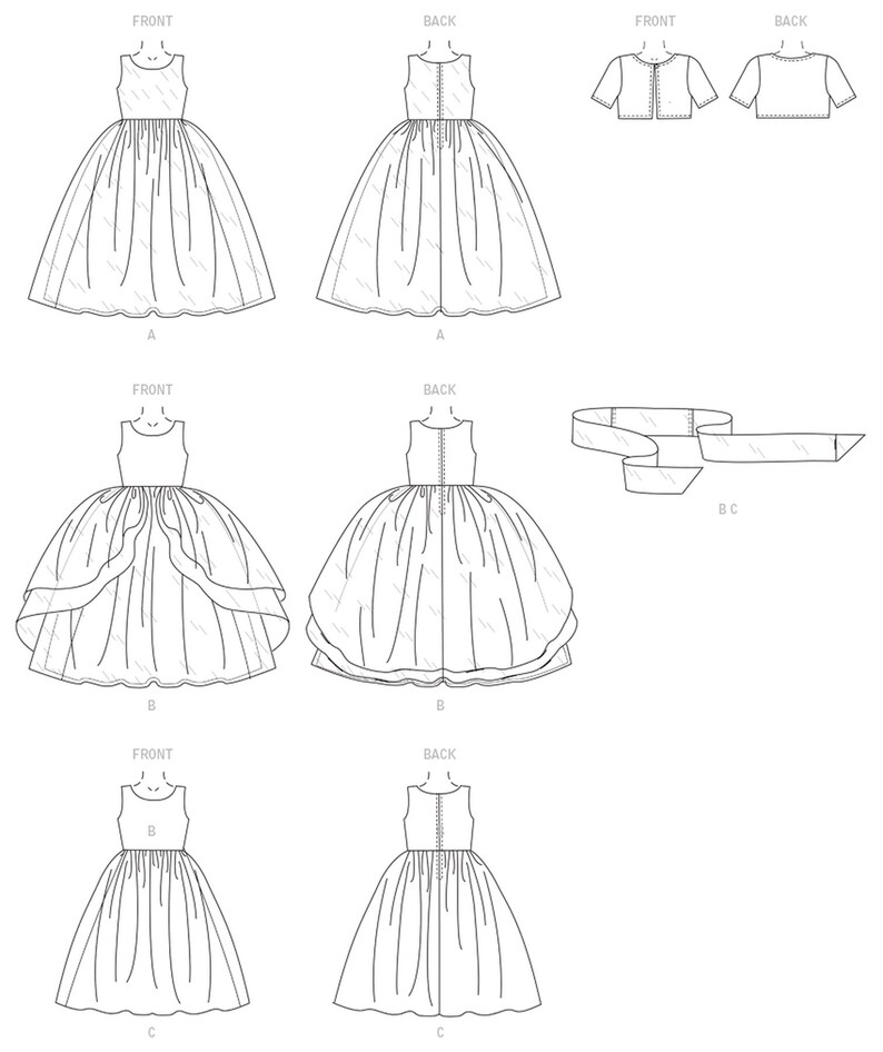 Sewing Pattern for Girls Formal Dress, Toddler Dress, Girls Maxi Dress