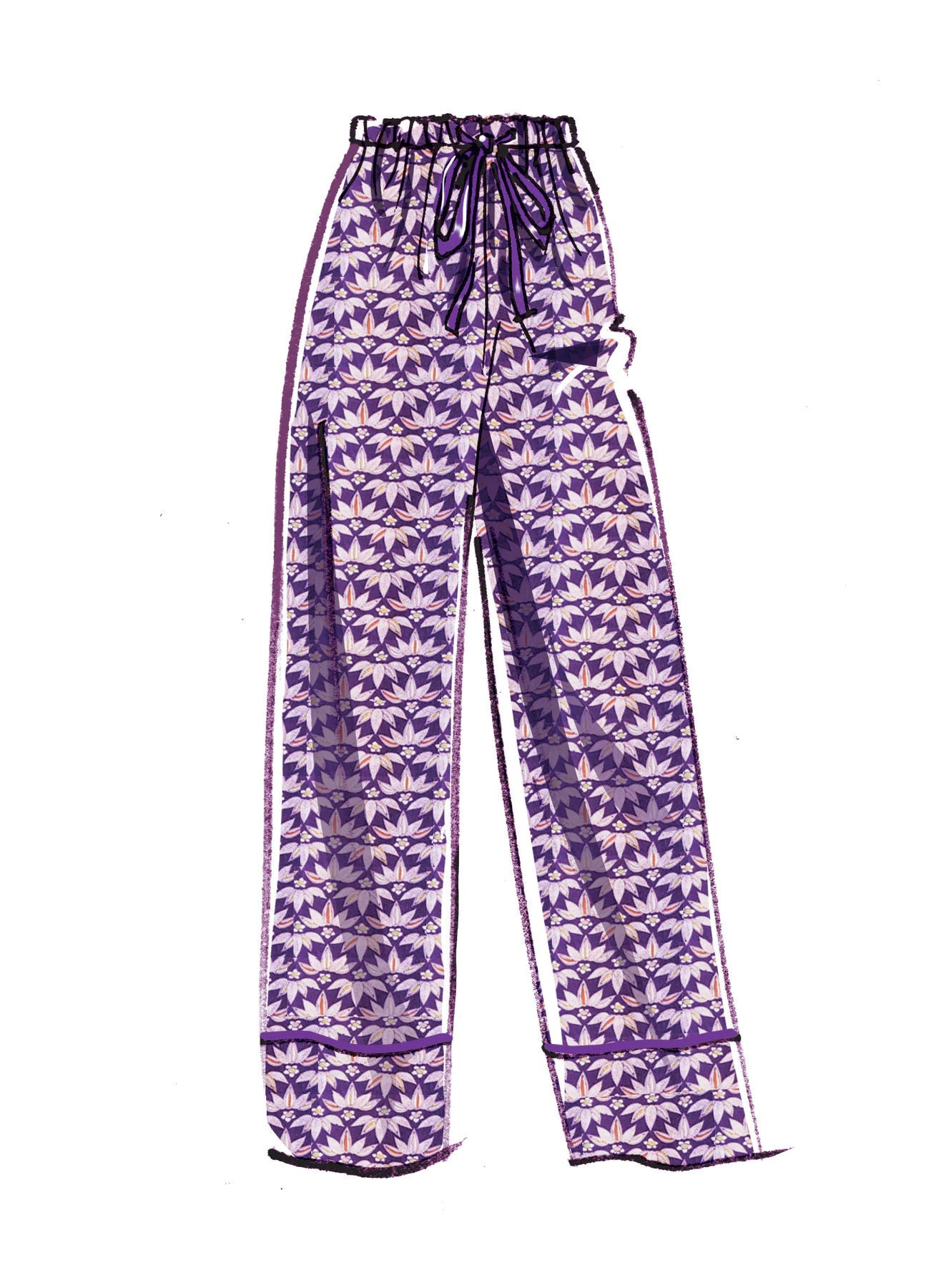 Sewing Pattern for Women's Pajamas and Robe Pajama Top - Etsy