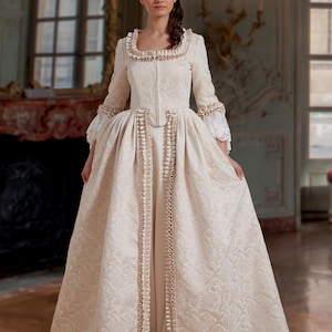 Sewing Pattern for Womens 18th Century Dress Costume, Cosplay ...