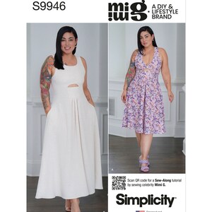 Simplicity S9946 Sewing Pattern Misses Dresses by Mimi G Style Sz ...