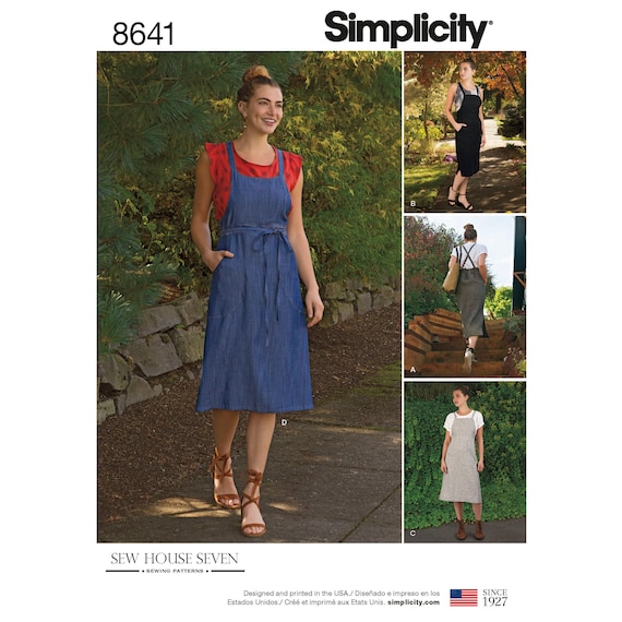 chinese dress ladies Natural Linen Jumper Dress, Pinafore Dress