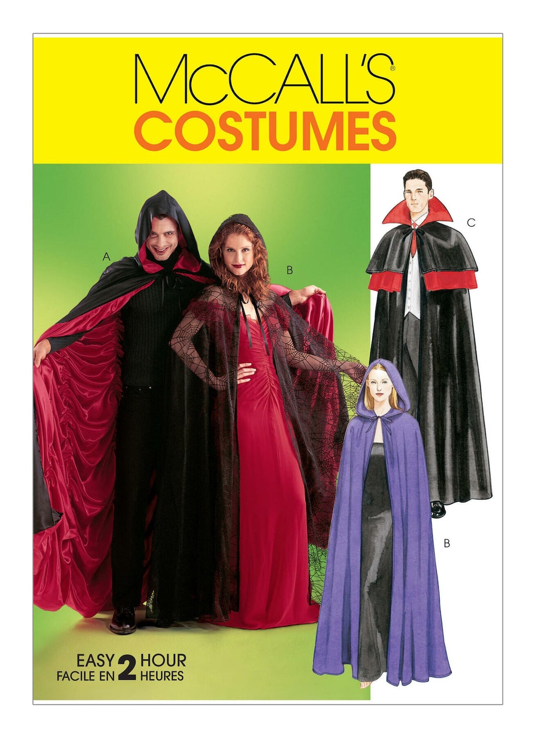 Cape à Capuche En Velours Pour Adulte - 150 Cm - Costume De Sorcière D