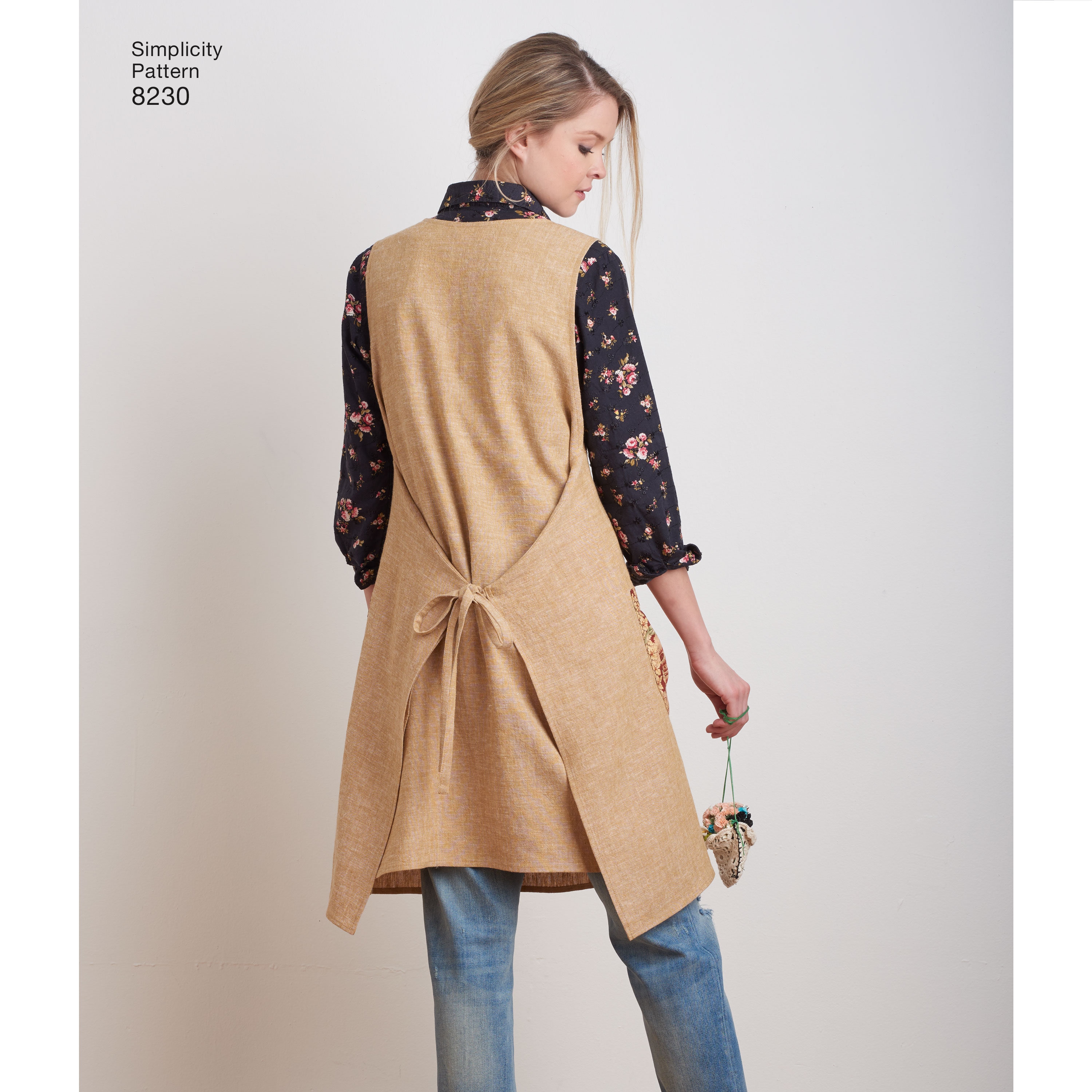 Sewing Pattern for Women's Aprons, Pullover Apron, Gardening Apron ...