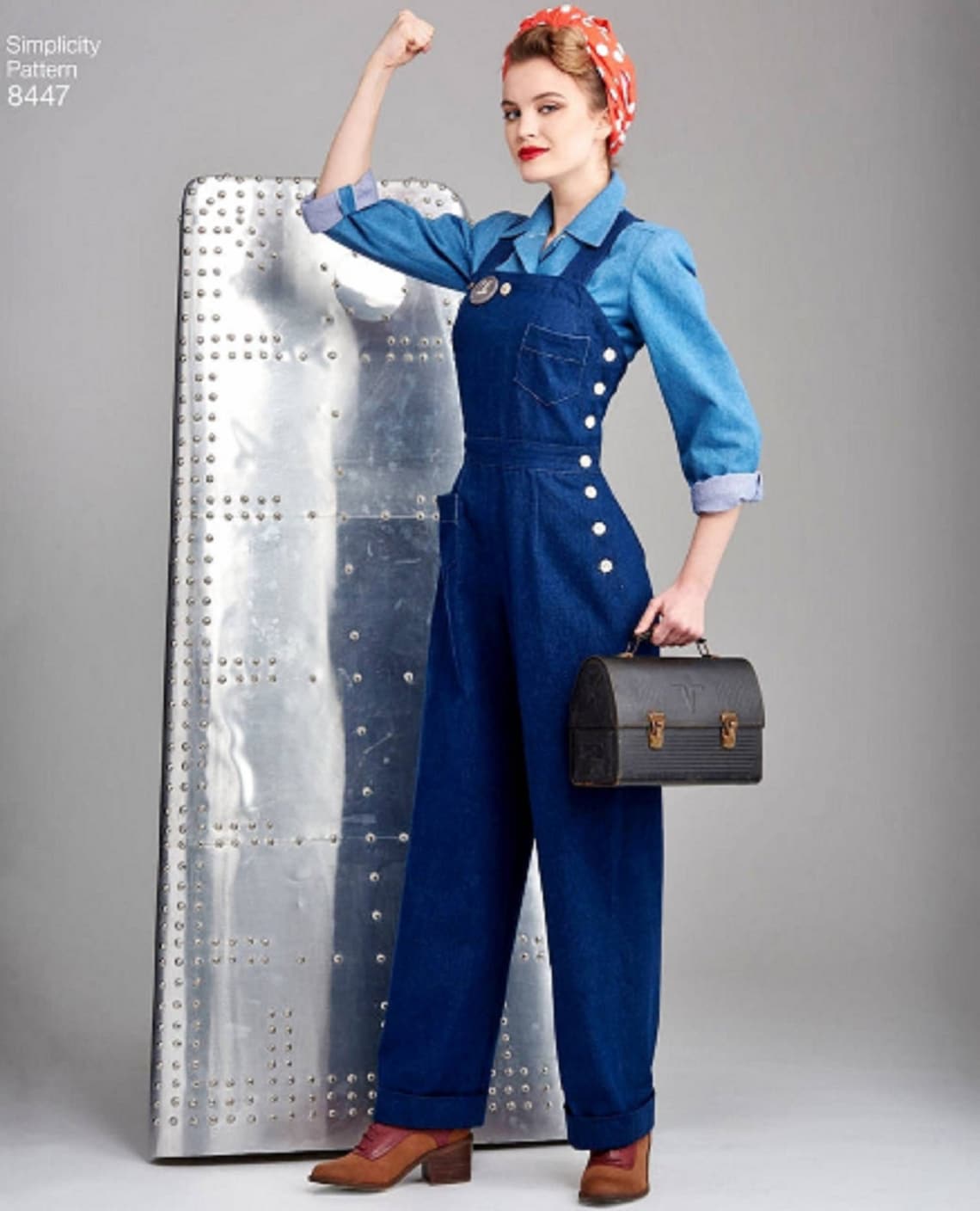 Sewing Pattern for Womens Overalls, Pants, and Tops, Apron Back ...