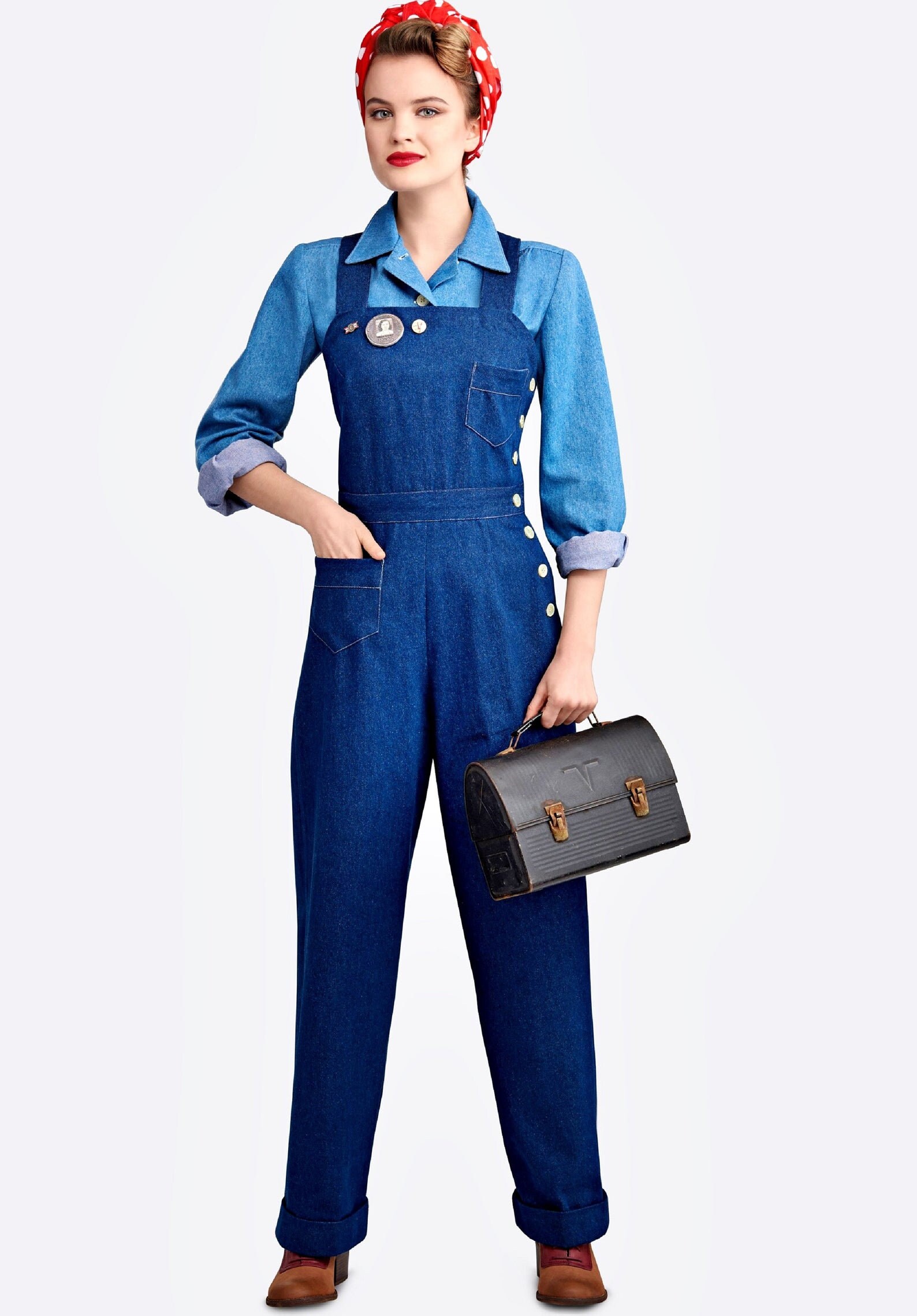 Sewing Pattern for Womens Overalls, Pants, and Tops, Apron Back ...