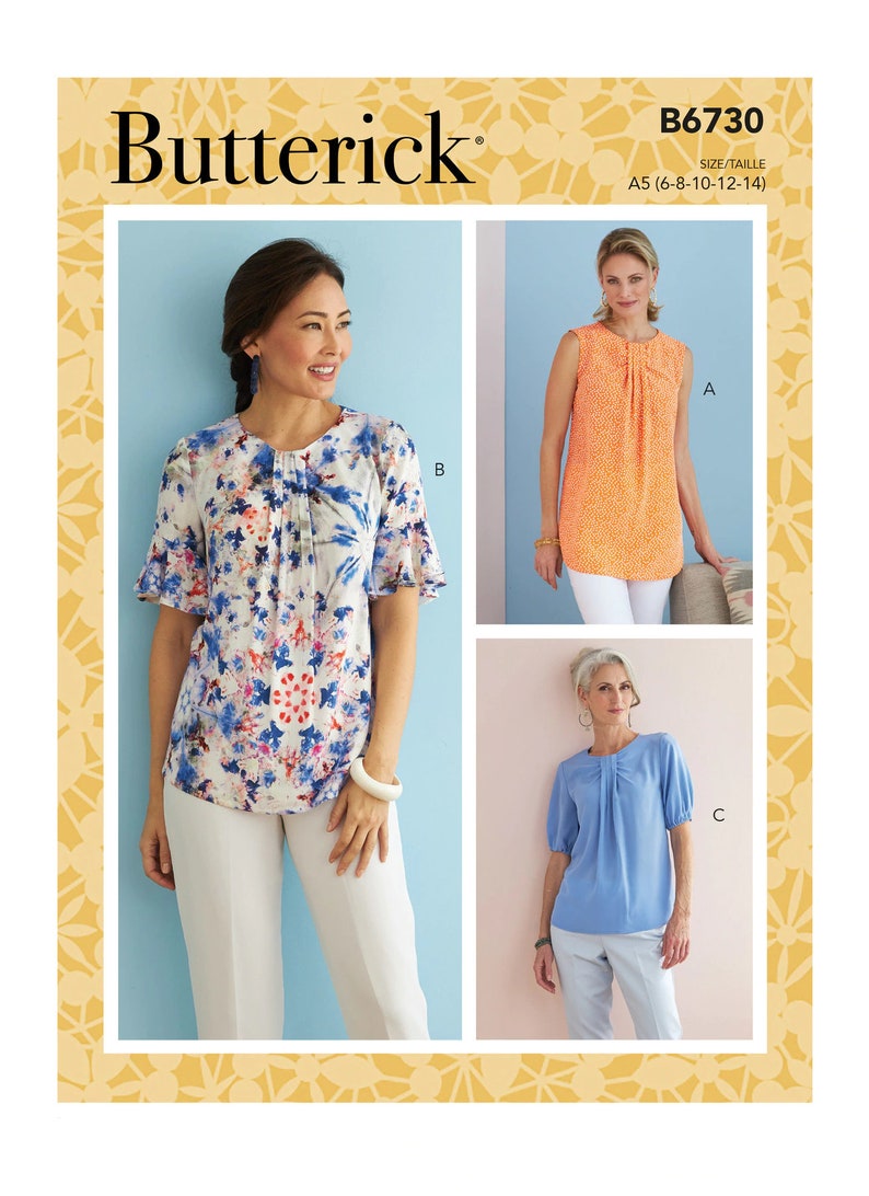 Easy Sewing Pattern for Women's Tops Tank Top Blouse Etsy