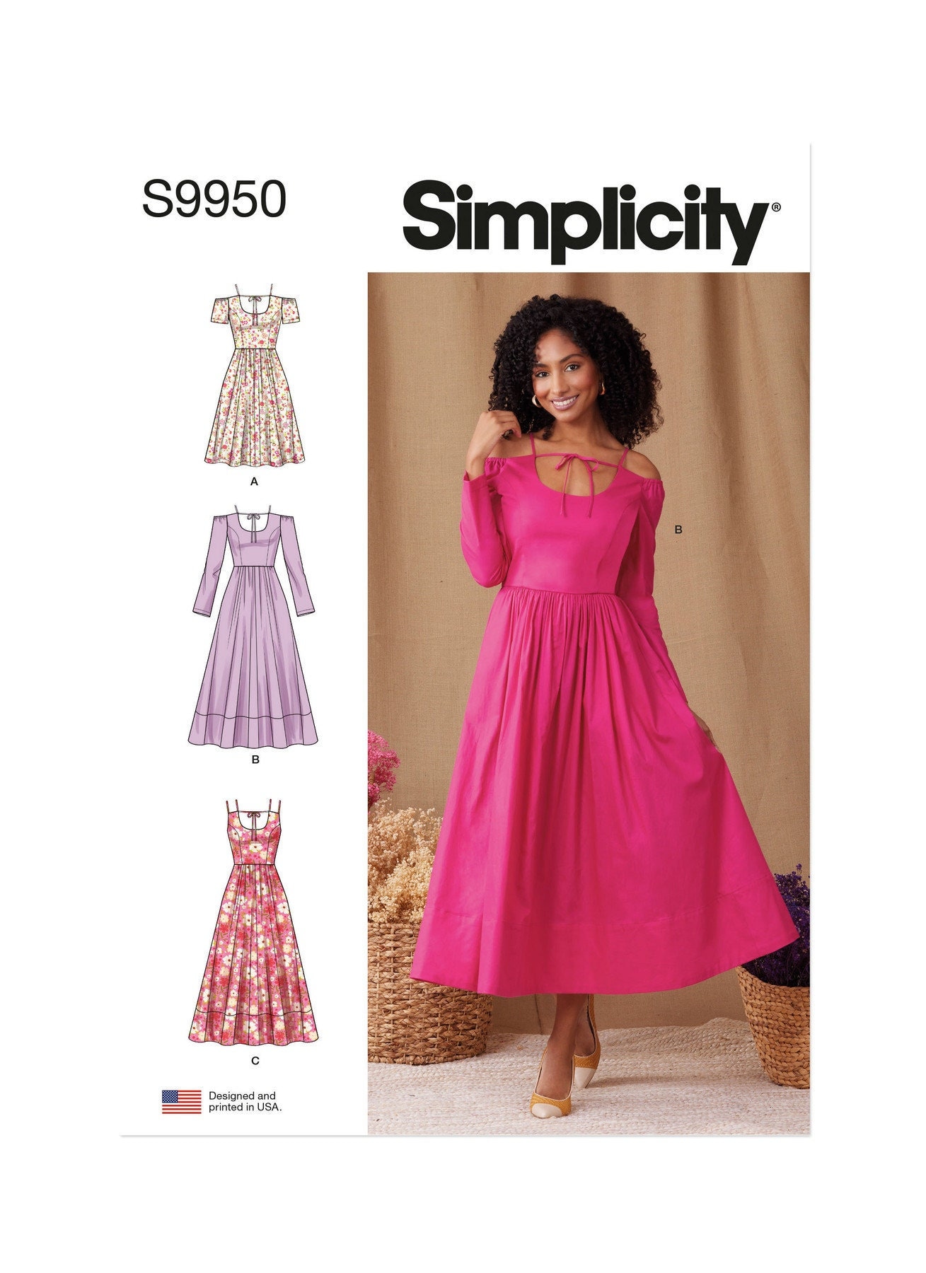 Sewing Pattern for Womens Dress, Fit and Flare Dress, Midi Dress,  Sleeveless Dress, Summer Dress, Simplicity 9950, Size 8-16 18-26, Uncut -  Etsy