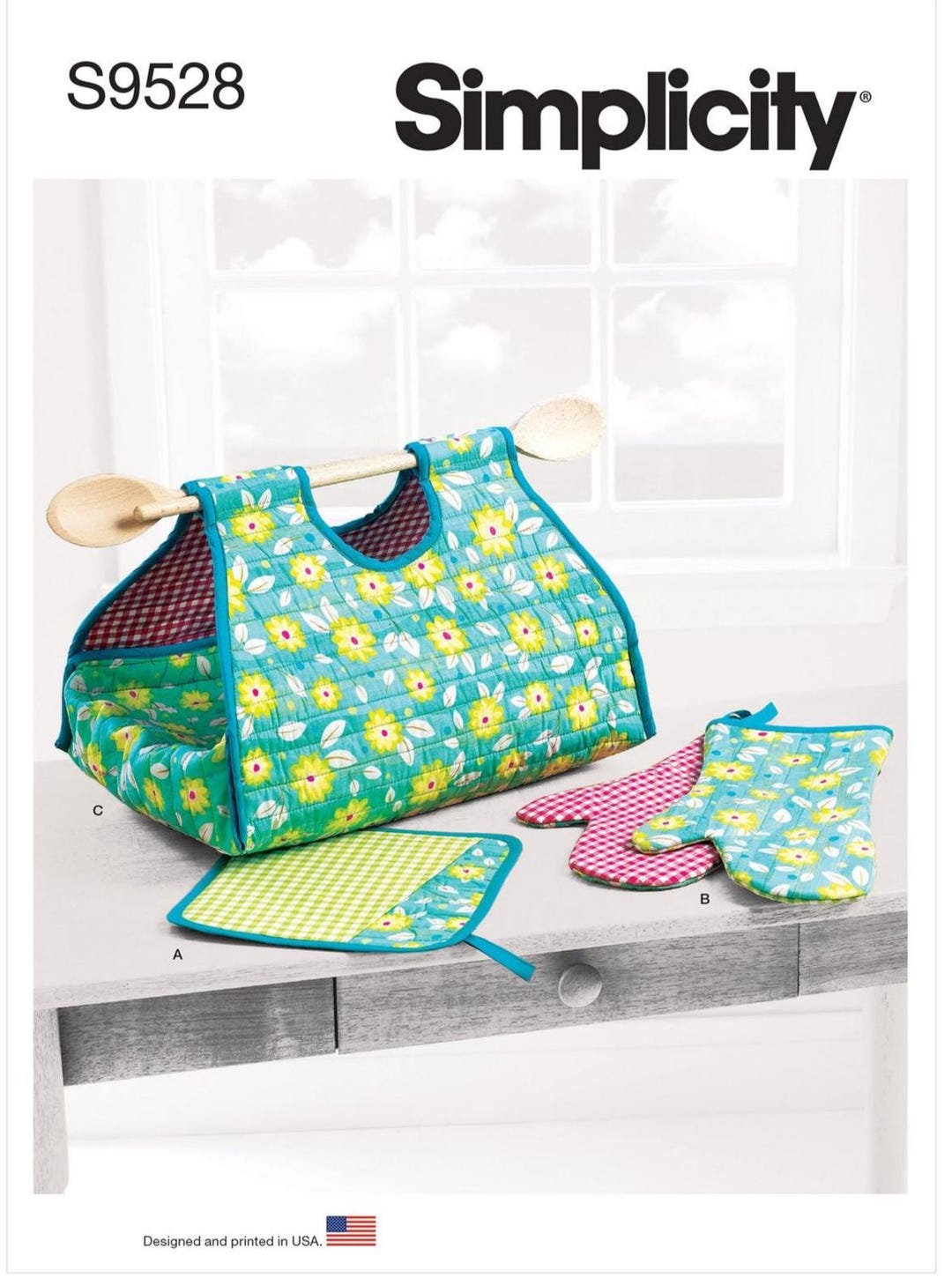Sewing Pattern for Casserole Dish Carrier, Oven Mitts, and Potholders ...