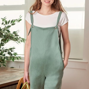 Sewing Pattern for Womens Overalls, Romper Pattern, Tie Shoulder Jumpsuit, Learn to Sew McCalls 8204, Size XS-M and L-XXL, Uncut FF image 2