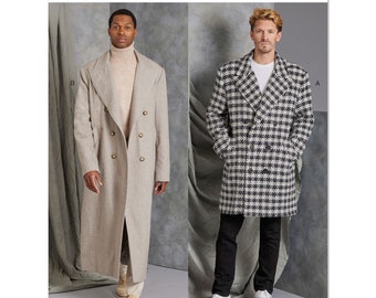 Vogue Sewing Pattern for Men's Jackets, Trench Coat, Winter Vogue Sewing Pattern for Men's Jackets, Trench Coat, Winter