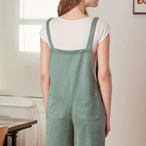 Sewing Pattern for Womens Overalls, Romper Pattern, Tie Shoulder Jumpsuit, Learn to Sew McCalls 8204, Size XS-M and L-XXL, Uncut FF image 6