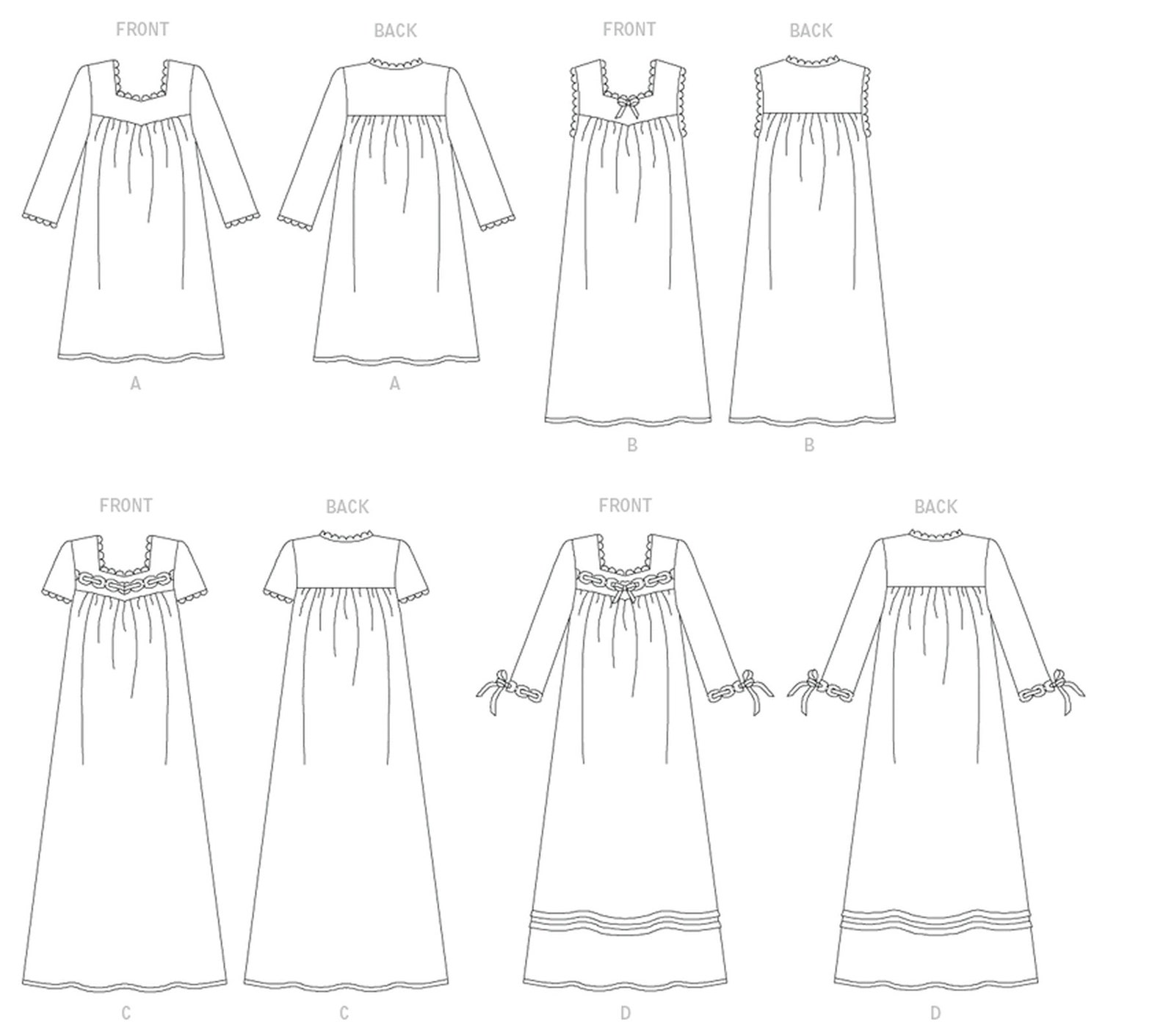 Easy Sewing Pattern for Women's Nightgown Floor Length Etsy