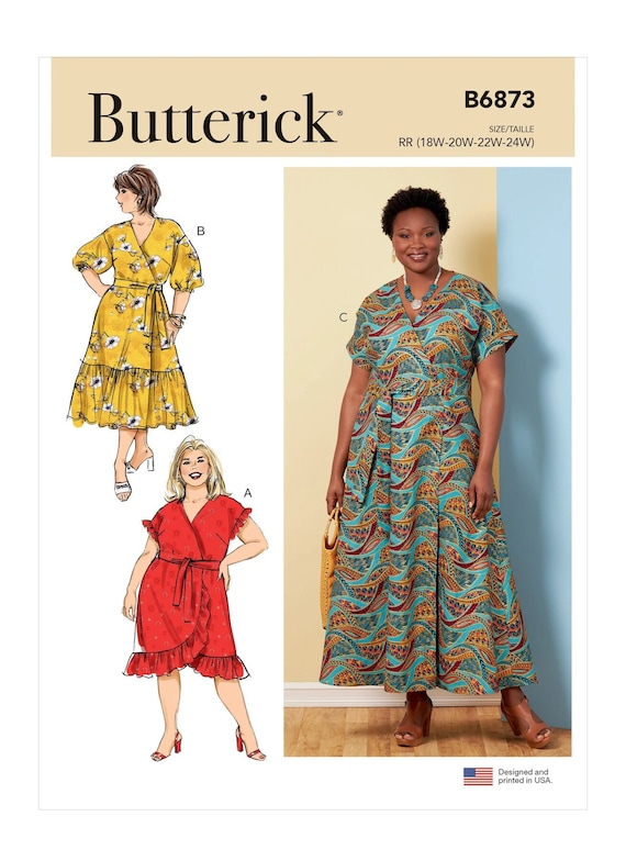 knee length dresses for ladies Butterick 3116  The Blue Gardenia
