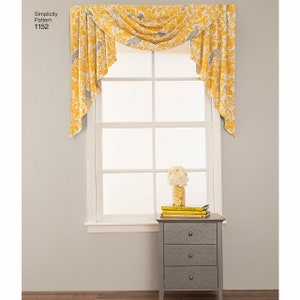 Simplicity Sewing Pattern 2395 Home Décor Window Treatments