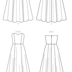 Sewing Pattern for Womens Dress, Formal Dress, Wedding Dress, Evening ...