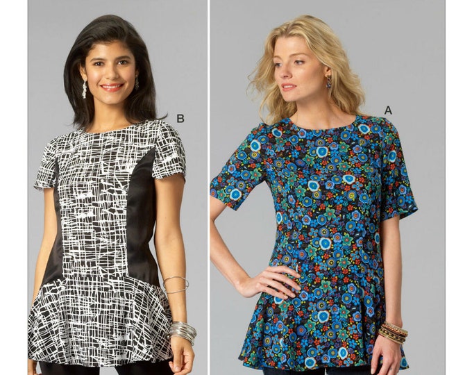 Sewing Pattern for Women's Tops Peplum Tops Fitted Tops - Etsy