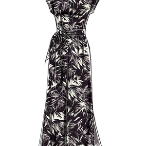 Easy Sewing Pattern for Womens Dress and Tops, Shirt Dress, Maxi Dress ...