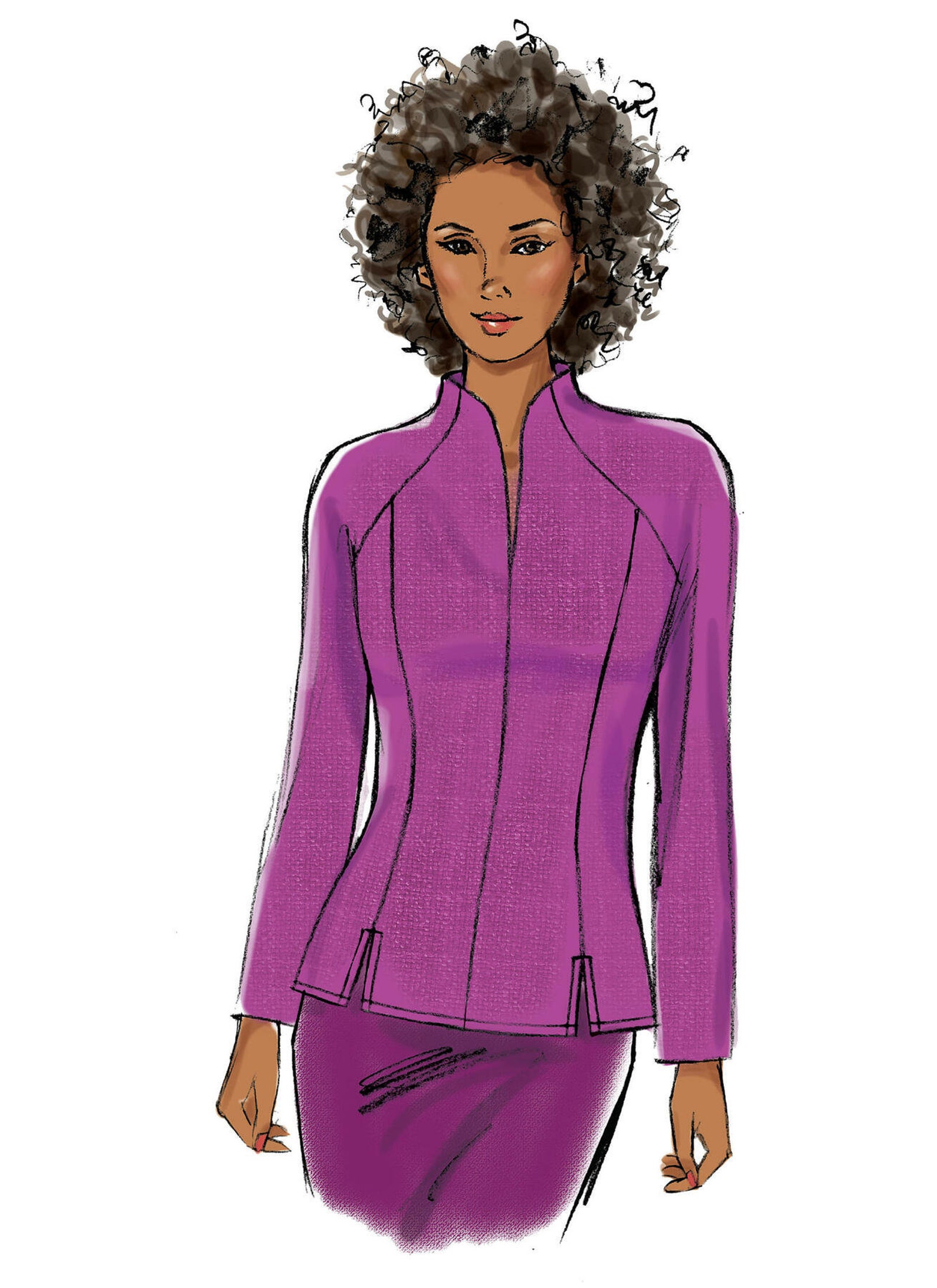 Easy Sewing Pattern for Women's Tops Fitted Tops Swan | Etsy