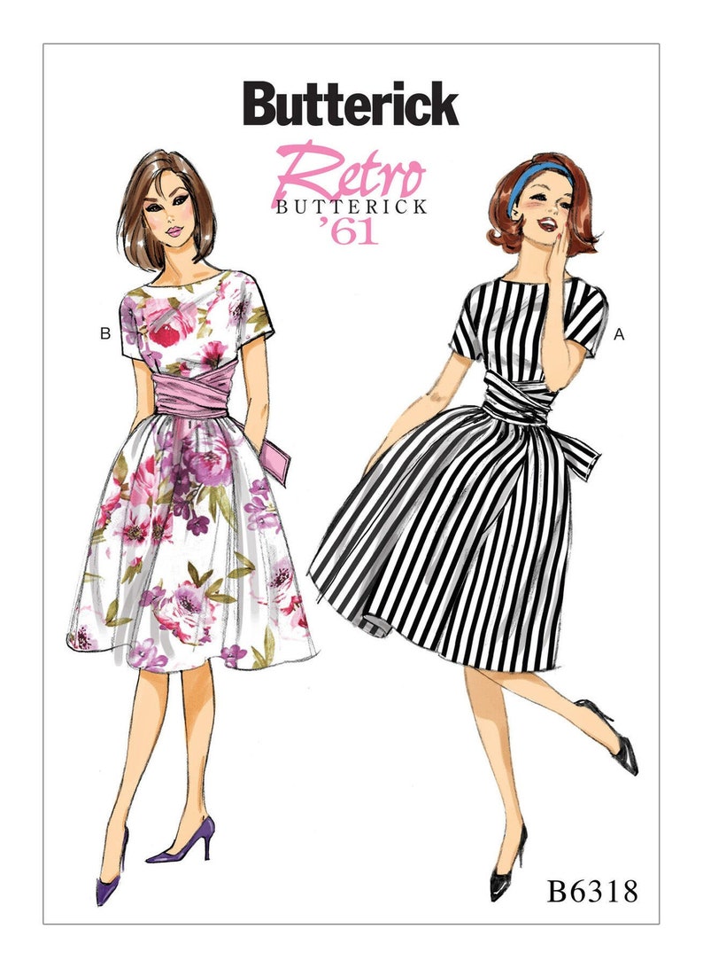 Sewing Pattern for Women's Dress Vintage 60s Style Dress - Etsy