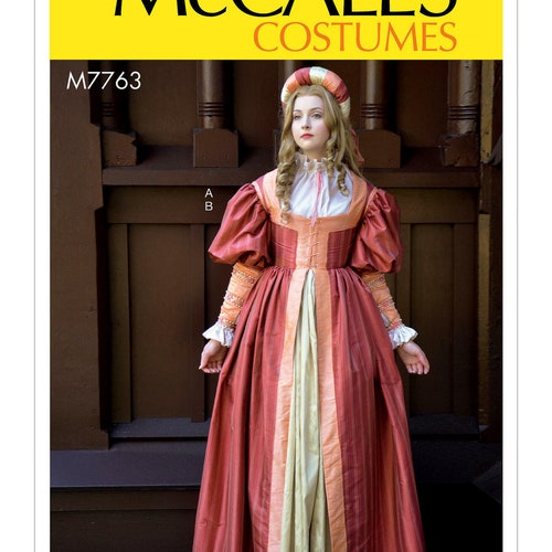 Sewing Pattern for Womens 18th Century Dress Costume Cosplay - Etsy