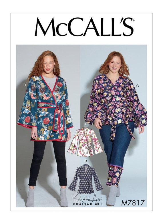 Sewing Pattern for Womens Jacket Wrap Jacket Pattern Belted Etsy