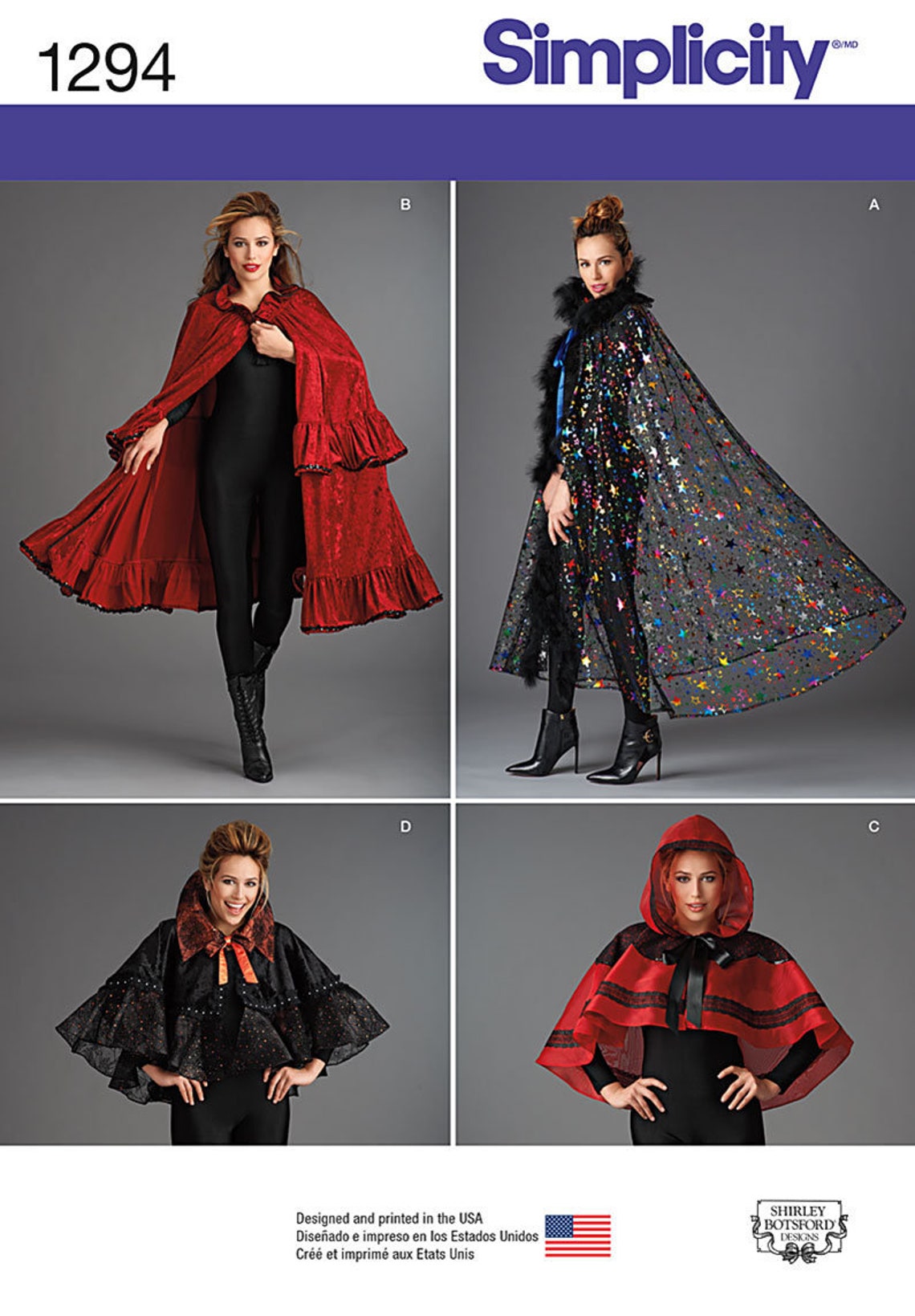 Sewing Pattern for Womens Cape Costume Cape Pattern Hooded Etsy