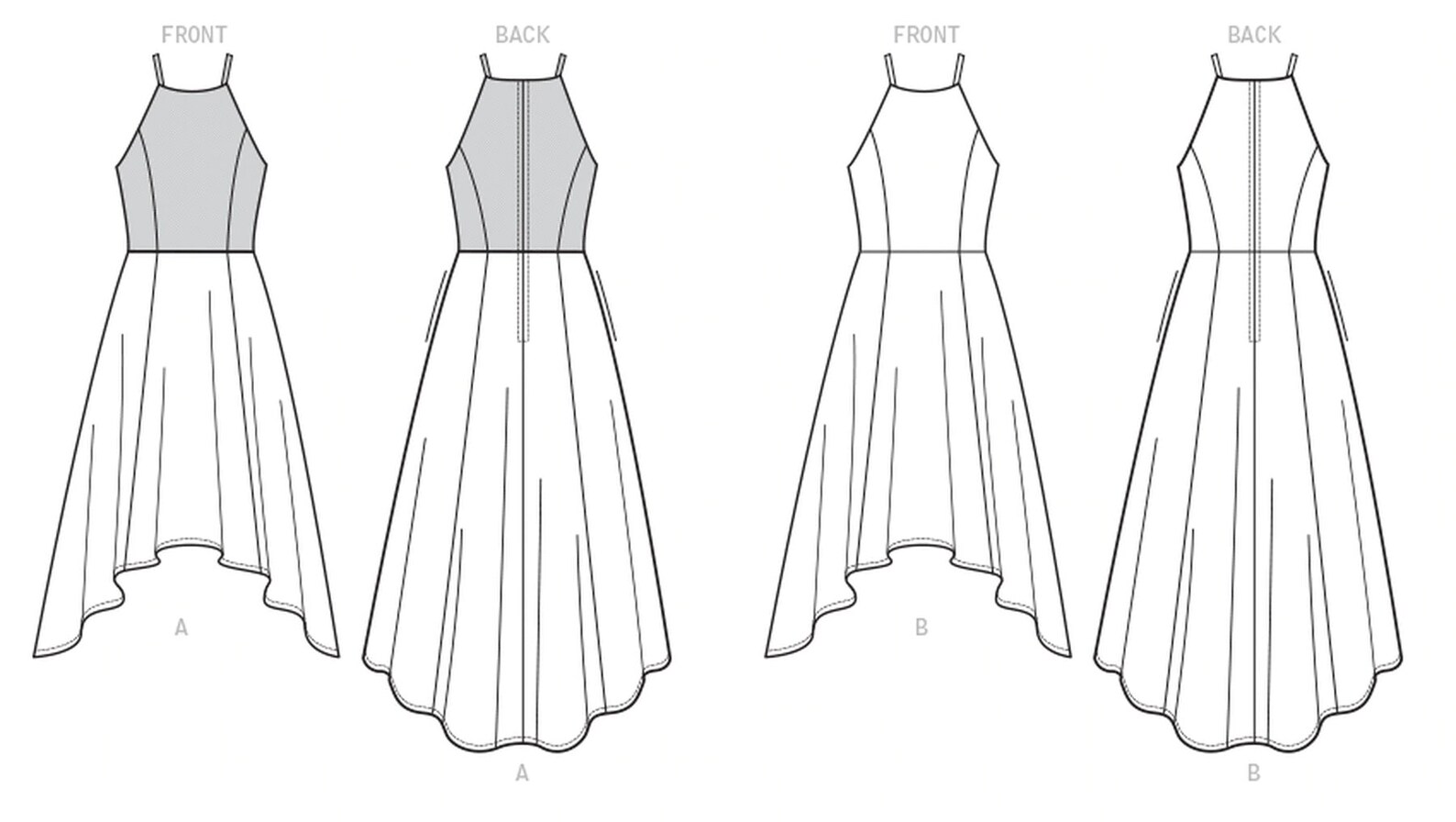 Easy Vogue Sewing Pattern for Women's Dress Princess Seam Etsy