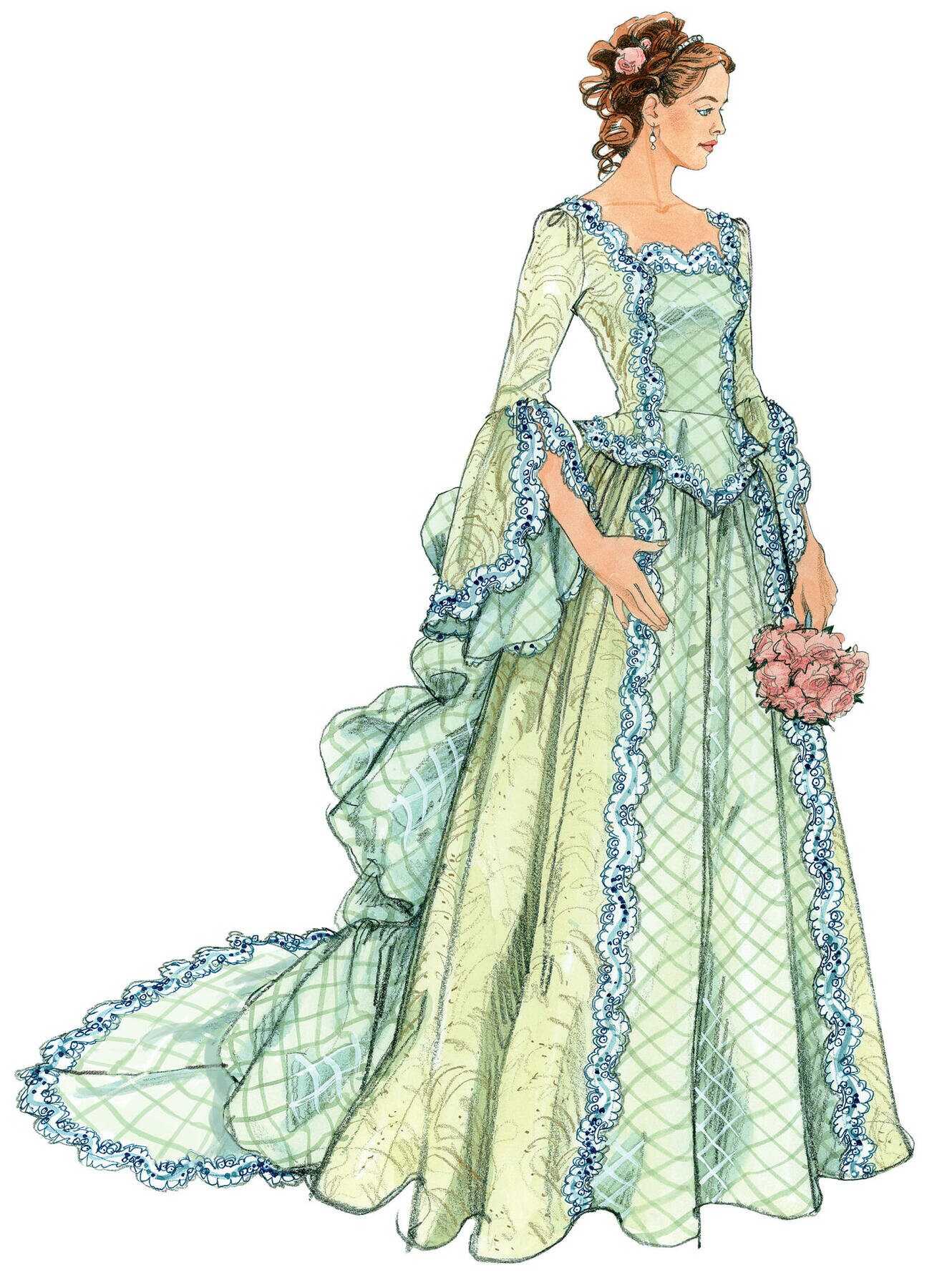Sewing Pattern for Womens 18th Century Dress Costume Cosplay | Etsy