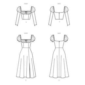 Sewing Pattern for Women's Dress and Top Prairie Dress - Etsy