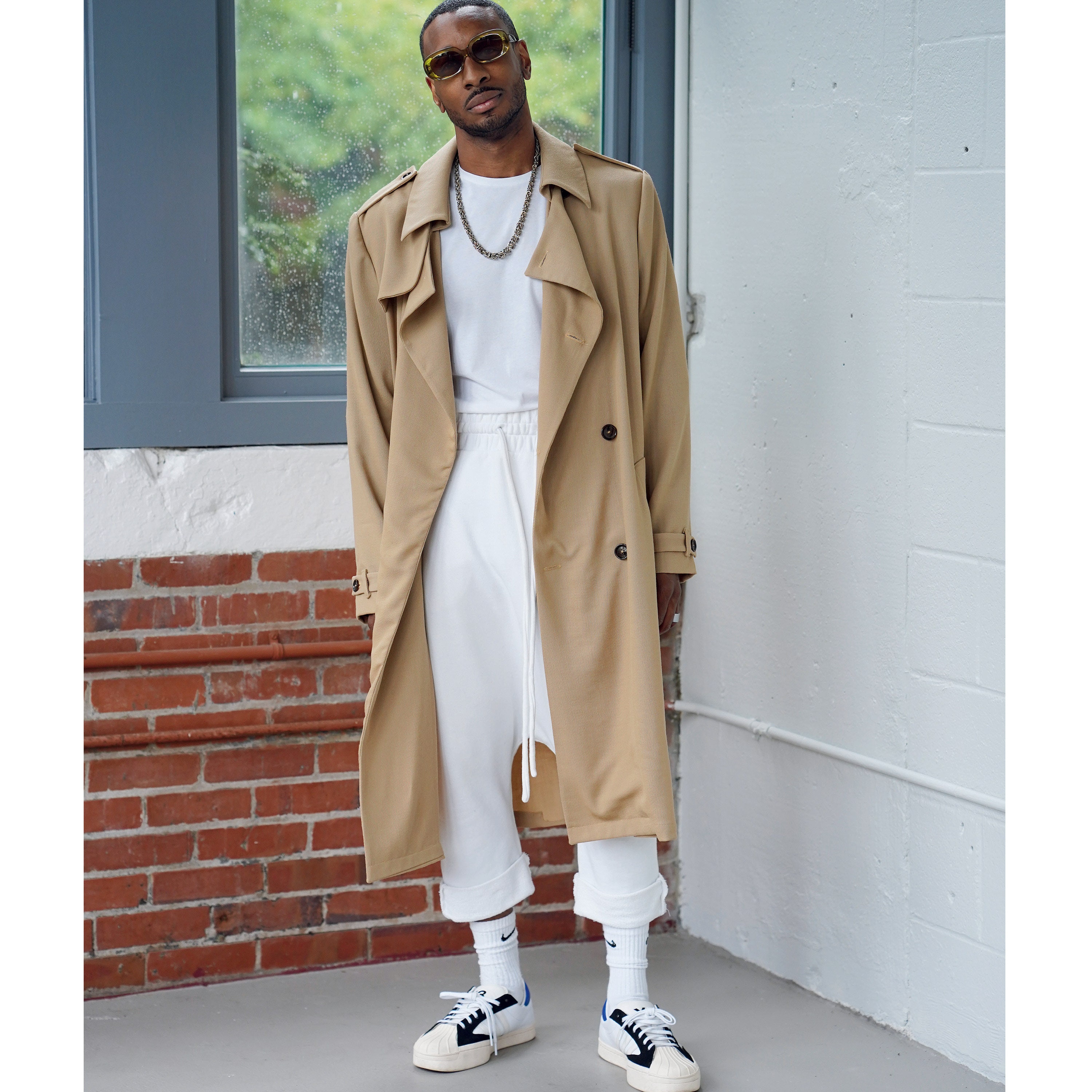 Sewing Pattern for Men's Jacket Mens Trench Coat Double - Etsy