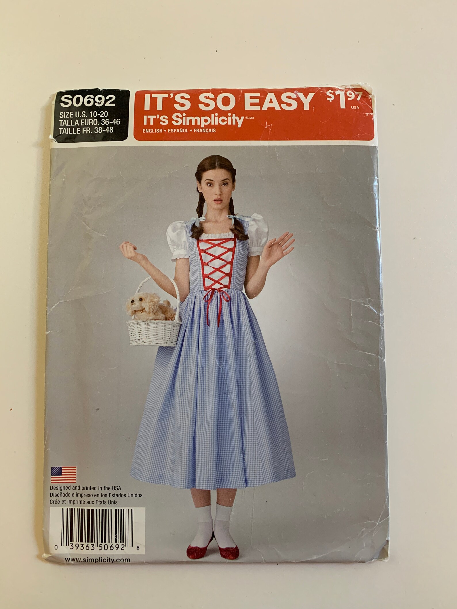 Sewing Pattern for Womens Costume Dress Dorothy Costume | Etsy
